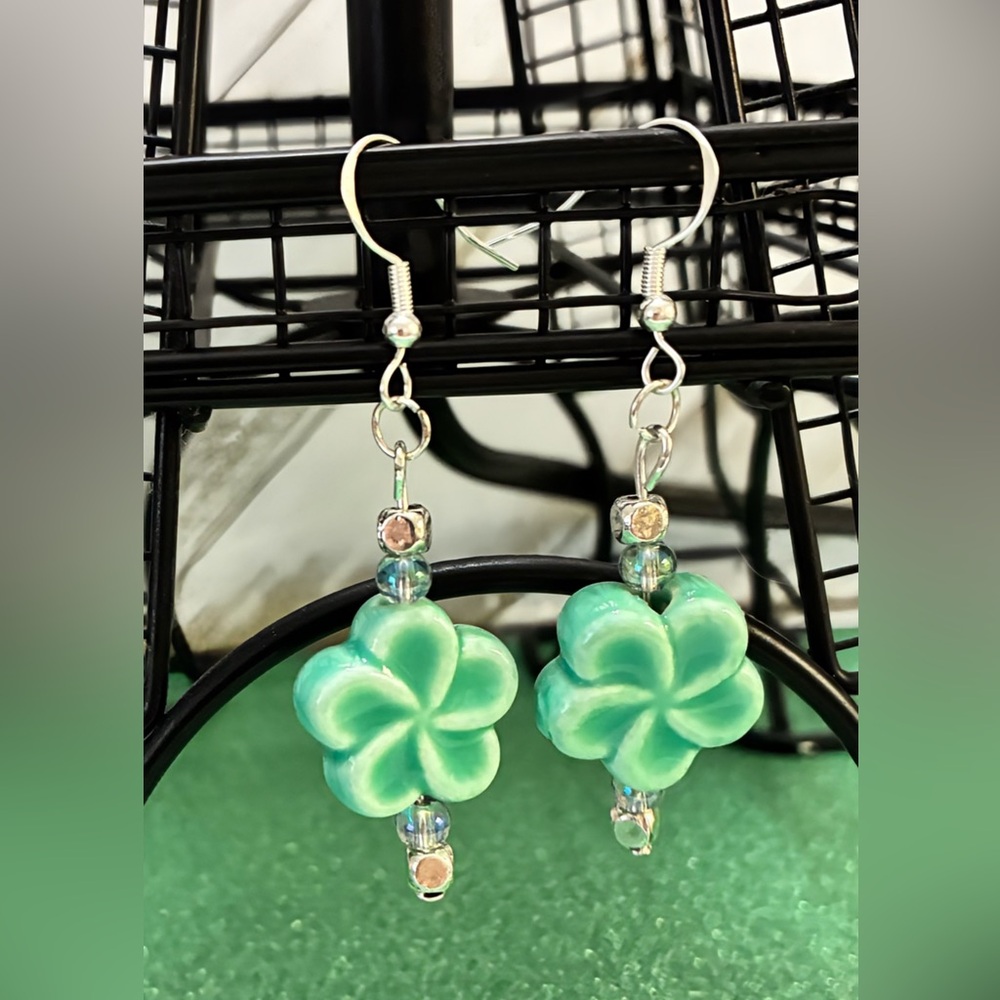 Nancz Artisan’s Nook | 925 Sterling Silver “Parisian Spring” Flower Earrings